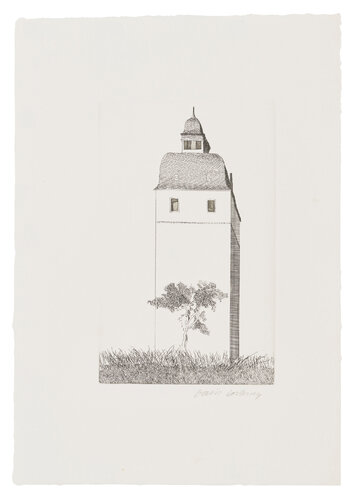 The Bell Tower van David Hockney, Afdruk te koop op Singulart