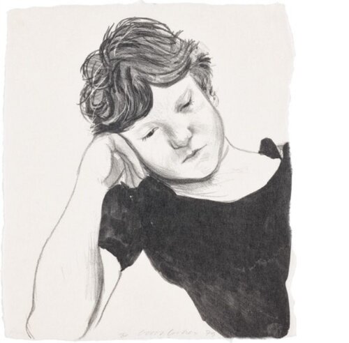 Byron On Hand van David Hockney, Afdruk te koop op Singulart