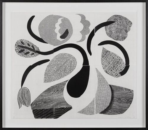 Dancing Flowers van David Hockney, Afdruk te koop op Singulart