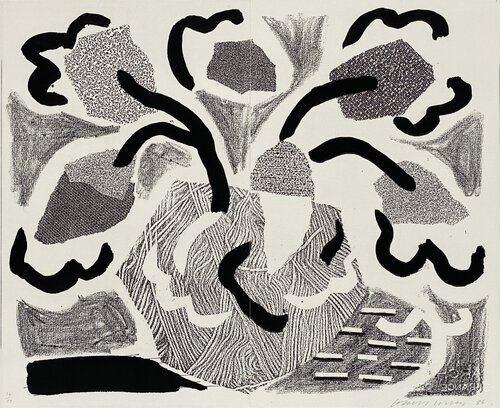 Grey Blooms van David Hockney, Afdruk te koop op Singulart