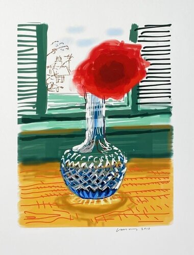 My Window - iPad drawing 'No. 281', 23rd July 2010 van David Hockney, Afdruk te koop op Singulart