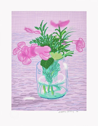 A Bigger Book, Art Edition A, No. 1–250 ‘Untitled, 329’ van David Hockney, Afdruk te koop op Singulart