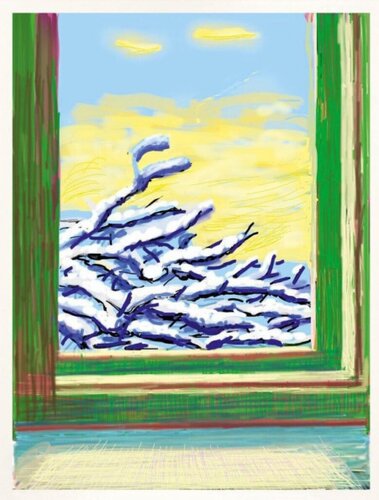 My Window, Art Edition (No. 501–750) ‘No. 610’,  23rd December 2010 van David Hockney, Afdruk te koop op Singulart