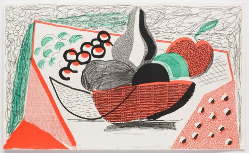 Apples, Pears and Grapes van David Hockney, Afdruk te koop op Singulart