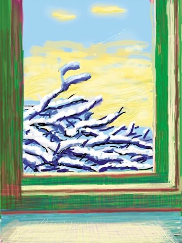 iPad Drawing No. 610, 23rd December van David Hockney, Afdruk te koop op Singulart