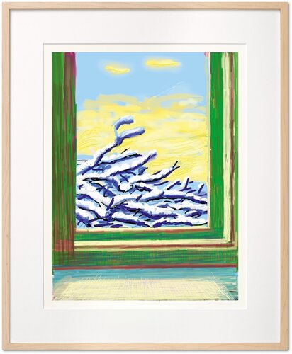 My Window. Art Edition (No. 501–750) ‘No. 610’. 23rd December 2010 van David Hockney, Afdruk te koop op Singulart