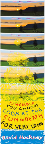 Remember That You Cannot Look At the Sun di David Hockney, Stampa in vendita su Singulart