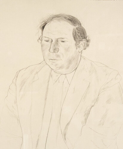 Gene Baro van David Hockney, Werk op papier te koop op Singulart