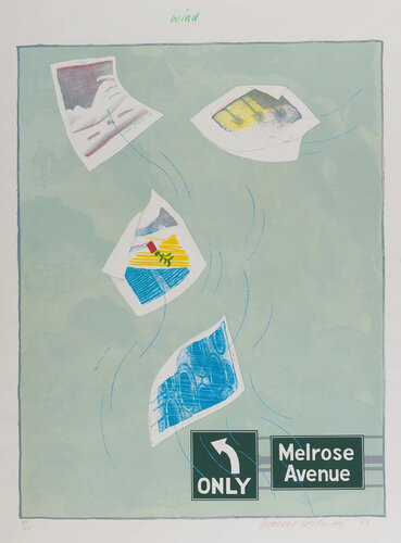 Wind (from the Weather Series) van David Hockney, Afdruk te koop op Singulart