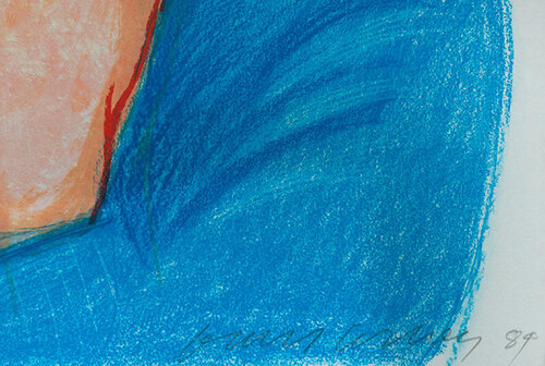 Celia with Green Hat, from the Moving Focus Series van David Hockney, Afdruk te koop op Singulart