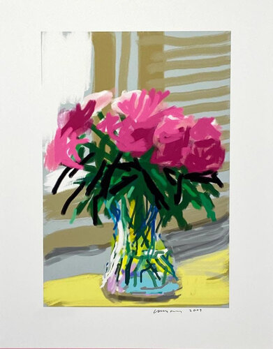iPhone drawing ‘No. 535’, 28th June 2009 with David Hockney. My Window. Art Edition (No. 1–250) van David Hockney, Afdruk te koop op Singulart