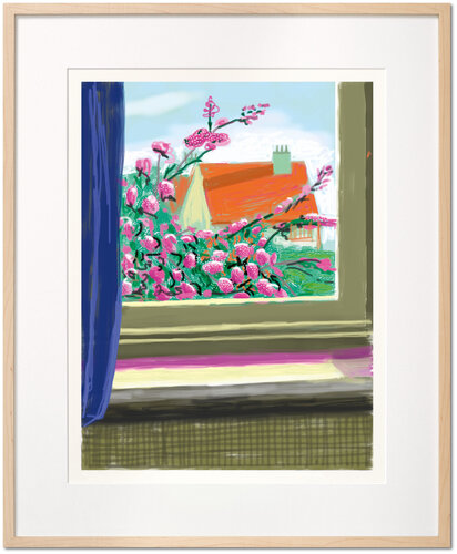 iPad drawing ‘No. 778’, 17th April 2011 with David Hockney. My Window. Art Edition (No. 751–1,000) van David Hockney, Afdruk te koop op Singulart