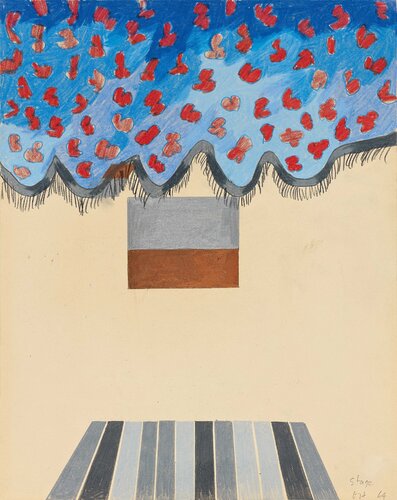 Stage van David Hockney, Schilderij te koop op Singulart