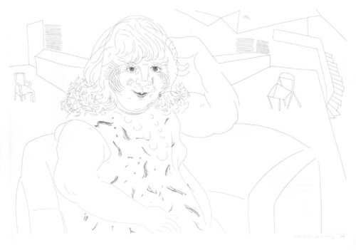 Ann in the Studio van David Hockney, Afdruk te koop op Singulart