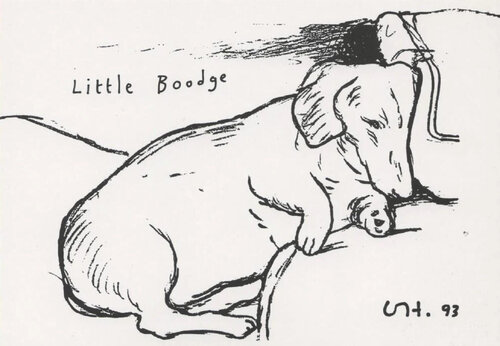 Little Boodge van David Hockney, Afdruk te koop op Singulart