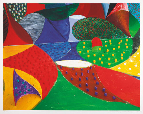 Fifth Detail Snails Pace van David Hockney, Afdruk te koop op Singulart