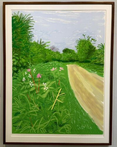 The Arrival of Spring in Woldgate, East Yorkshire in 2011. 26 April van David Hockney, Afdruk te koop op Singulart