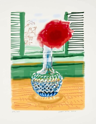  iPad Drawing 'No. 281', 23rd July, 2010 van David Hockney, Afdruk te koop op Singulart