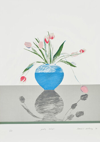 David Hockney Pretty Tulips van David Hockney, Afdruk te koop op Singulart