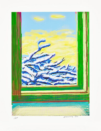 David Hockney No 610 My Window iPad Drawing van David Hockney, Afdruk te koop op Singulart