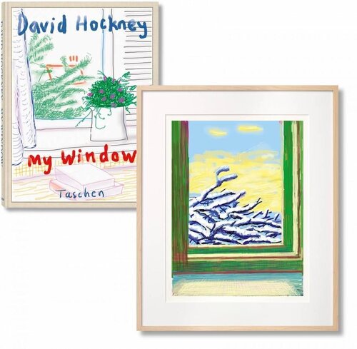 iPad drawing ‘No. 610’, 23rd December 2010, with David Hockney. My Window. Art Edition (No. 501–750) van David Hockney, Afdruk te koop op Singulart