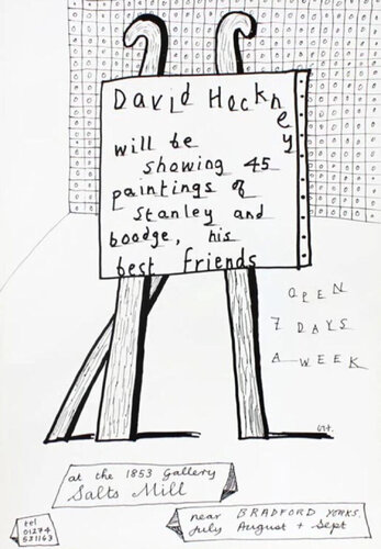 The Dog Show von David Hockney, Druck kaufen auf Singulart