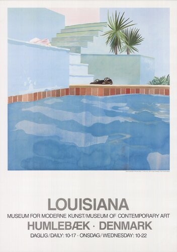 Pool and Steps von David Hockney, Druck kaufen auf Singulart