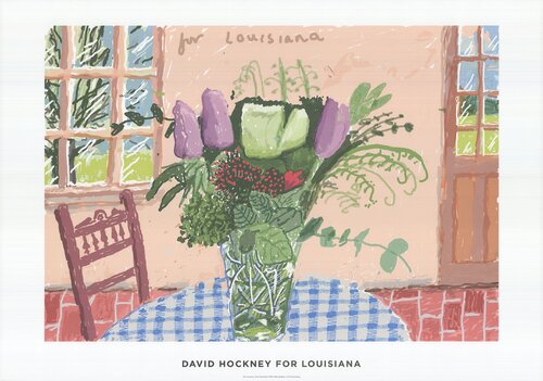 For Louisiana/Floral Arrangement by David Hockney, Print for Sale on Singulart