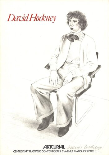 Gregory Evans di David Hockney, Stampa in vendita su Singulart