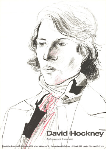 Peter with Scarf de David Hockney, Impresión a la venta en Singulart