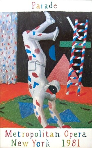 Harlequin from Parade di David Hockney, Stampa in vendita su Singulart
