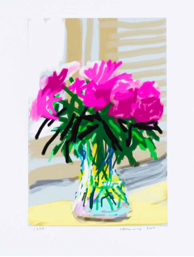 iPad Drawing 'No. 535' di David Hockney, Stampa in vendita su Singulart