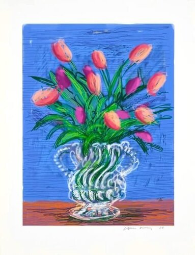 Untitled (346) from A Bigger Book di David Hockney, Stampa in vendita su Singulart