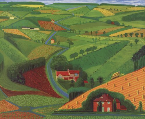 The Road Across the Wolds par David Hockney, Édition en vente sur Singulart
