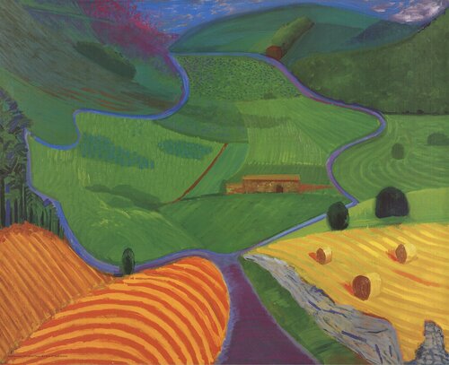North Yorkshire van David Hockney, Afdruk te koop op Singulart