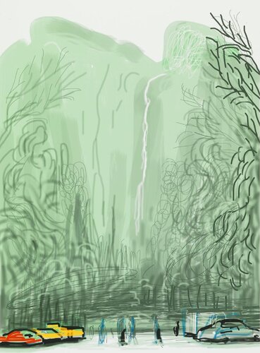 untitled no 13 di David Hockney, Stampa in vendita su Singulart