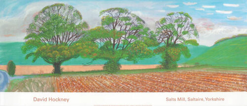 Autumn Trees Near Thixendale von David Hockney, Druck kaufen auf Singulart