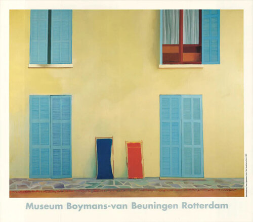 Two Deckchairs, Calvi by David Hockney, Print for Sale on Singulart