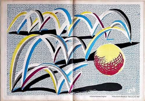 A Bounce for Bradford von David Hockney, Druck kaufen auf Singulart