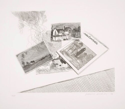 For John Constable by David Hockney, Print for Sale on Singulart