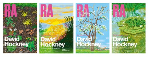 The Arrival of Spring Royal Academy Exhibition Posters Full Se di David Hockney, Stampa in vendita su Singulart