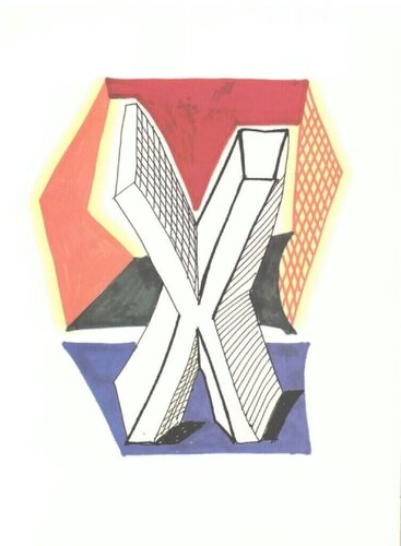 'X' from 'Hockney's Alphabet' von David Hockney, Druck kaufen auf Singulart
