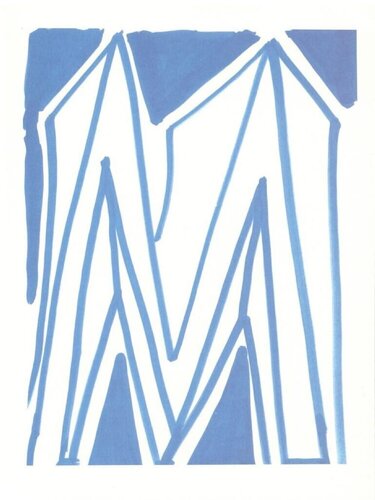 'M' from 'Hockney's Alphabet' van David Hockney, Afdruk te koop op Singulart