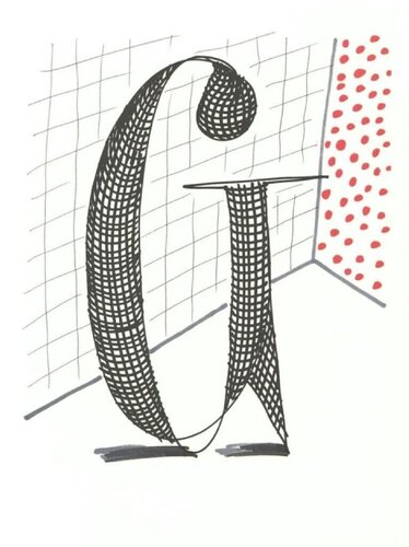'G' from 'Hockney's Alphabet' van David Hockney, Afdruk te koop op Singulart