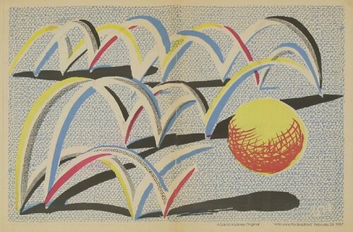 A Bounce for Bradford van David Hockney, Afdruk te koop op Singulart