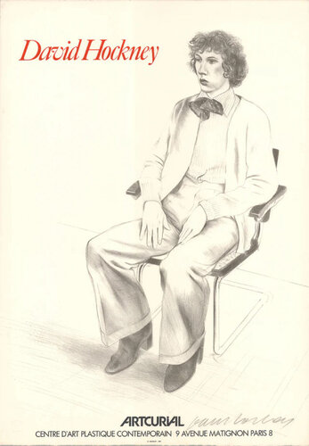 Gregory Evans - Signed van David Hockney, Afdruk te koop op Singulart