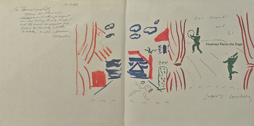 Hockney Paints the Stage  by David Hockney, 종이 for Sale on Singulart