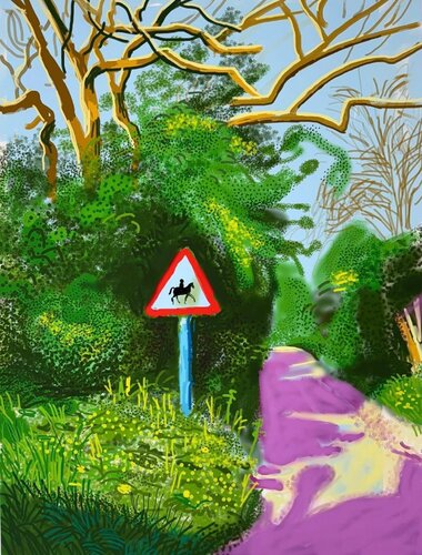 The Arrival of Spring in Woldgate, East Yorkshire in 2011 (twenty eleven) - 5 May by David Hockney, Print for Sale on Singulart