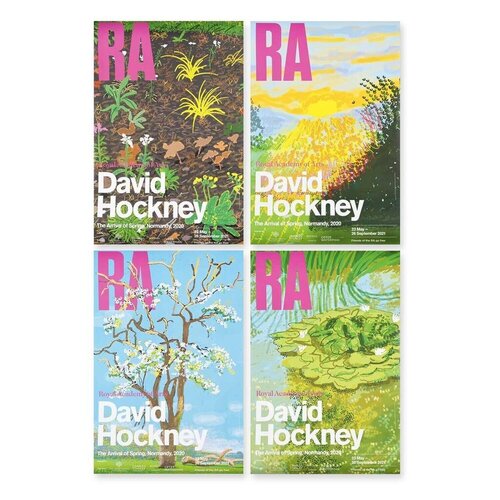Royal Academy Exhibition Posters (4) by David Hockney, 인쇄 for Sale on Singulart
