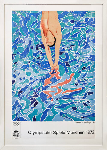 Olympische Spiele Munchen, 1972 (original framed poster) by David Hockney, Print for Sale on Singulart